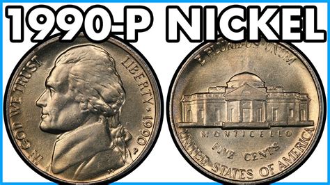 1990 p nickel value|1990s nickels worth money.